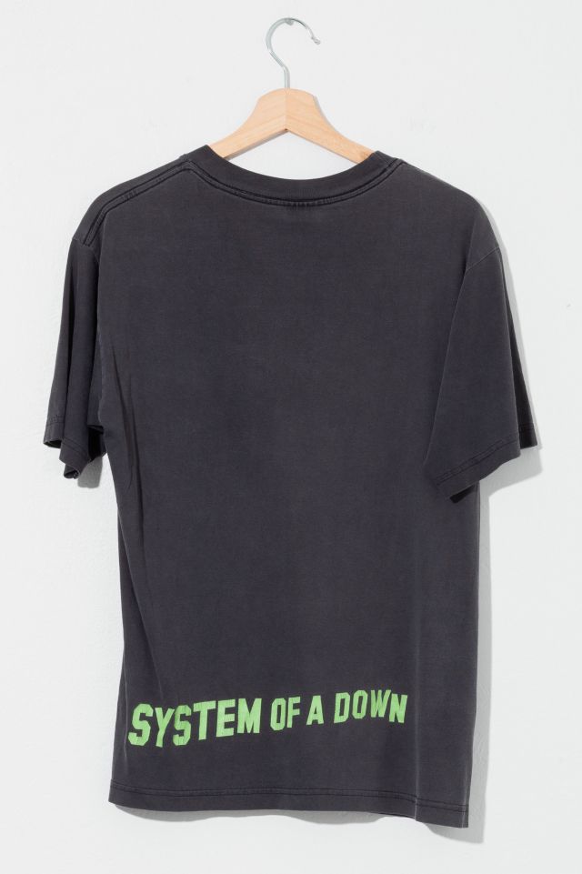 Vintage Y2K System Of A Down Distressed Black Graphic T-Shirt #1
