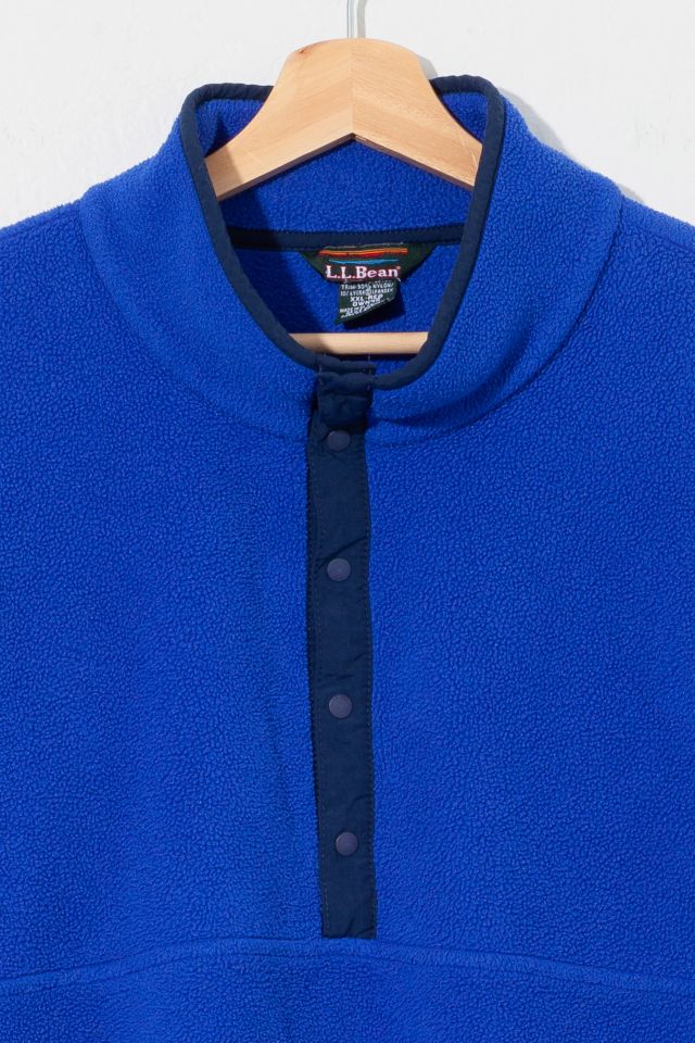 Vintage 1990s L.L. Bean Snap Fleece Pullover #1