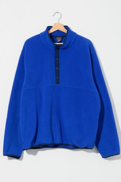 Vintage 1990s L.L. Bean Snap Fleece Pullover