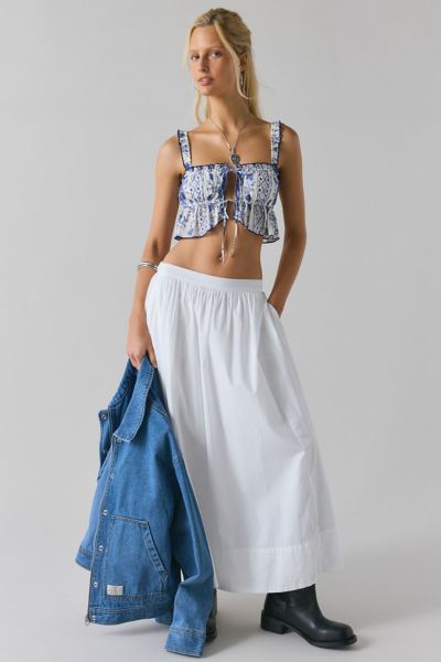 Out From Under Pretty PJ Tie-Front Top