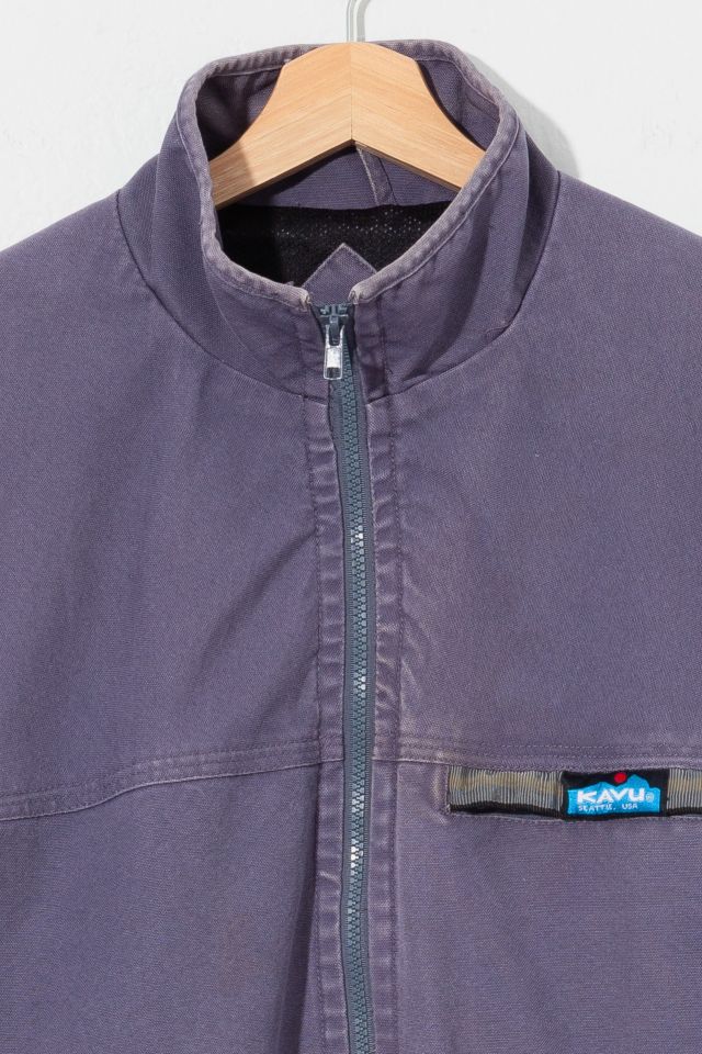 Vintage 1990s Distressed KAVU Canvas Zipper Jacket #1