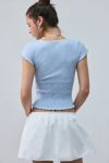 Kimchi Blue Only You Smocked Short Sleeve Top