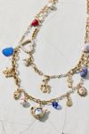 Tea Party Layered Charm Necklace