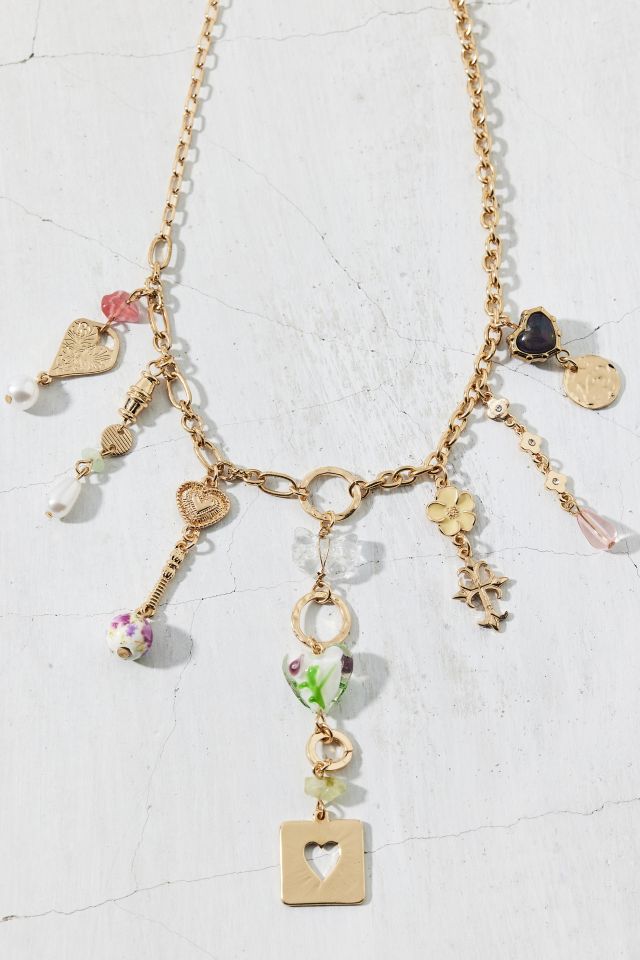 Kennedy Draped Charm Necklace #1
