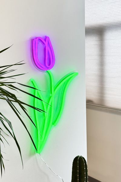 Echo Neon Tulip Neon Sign