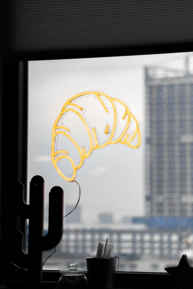 Echo Neon Croissant Neon Sign #2