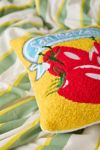 San Marzano Tomato Can Fleece Throw Pillow