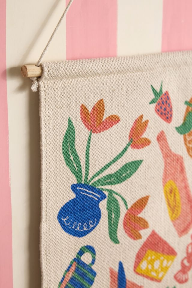 Dinner Party Printed Wall Hanging