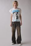 Backstage Graphic Cropped Muscle Tee