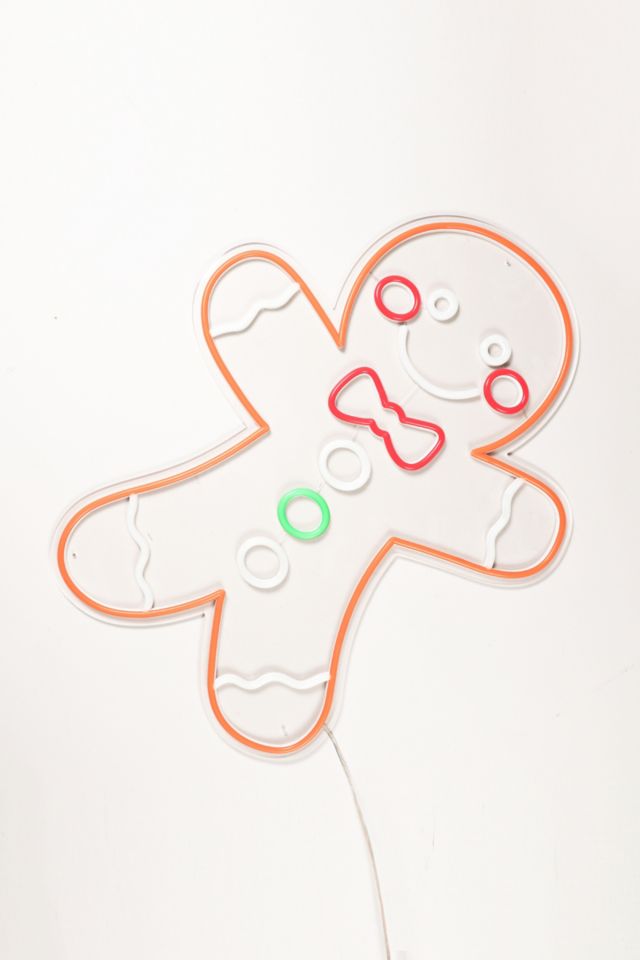 Echo Neon Gingerbread Man Neon Sign #1