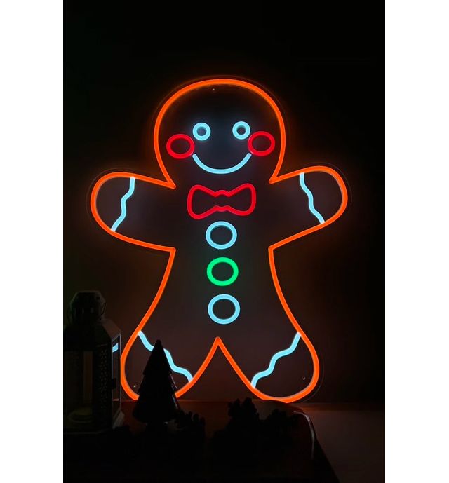 Echo Neon Gingerbread Man Neon Sign #4
