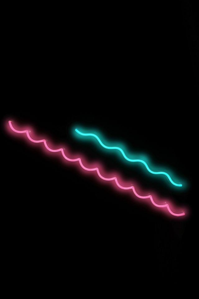 Echo Neon Wavy Lines Neon Sign #1