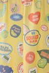 Fruit Sticker Patterned Café Curtain Set
