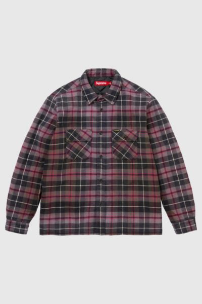 Supreme Quilted Plaid Shirt