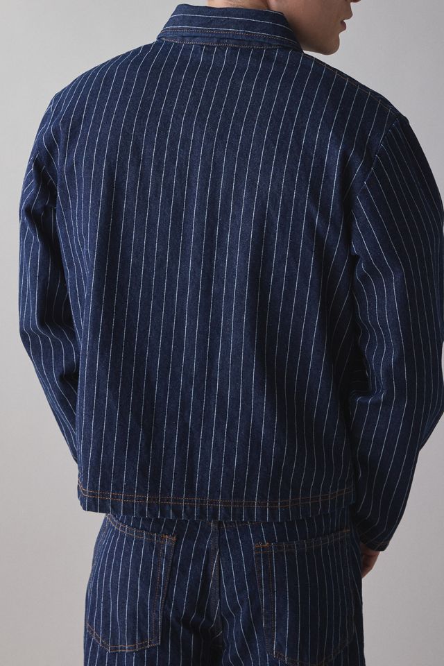 UO Fountain Denim Pinstripe Jacket #1