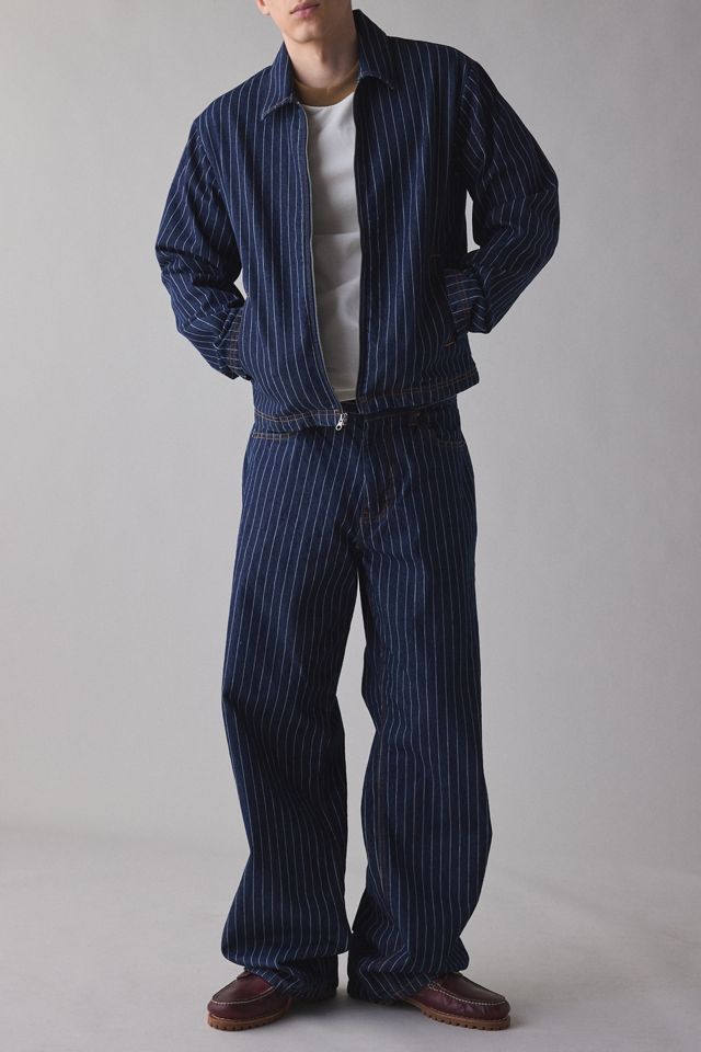 UO Fountain Denim Pinstripe Jacket #2