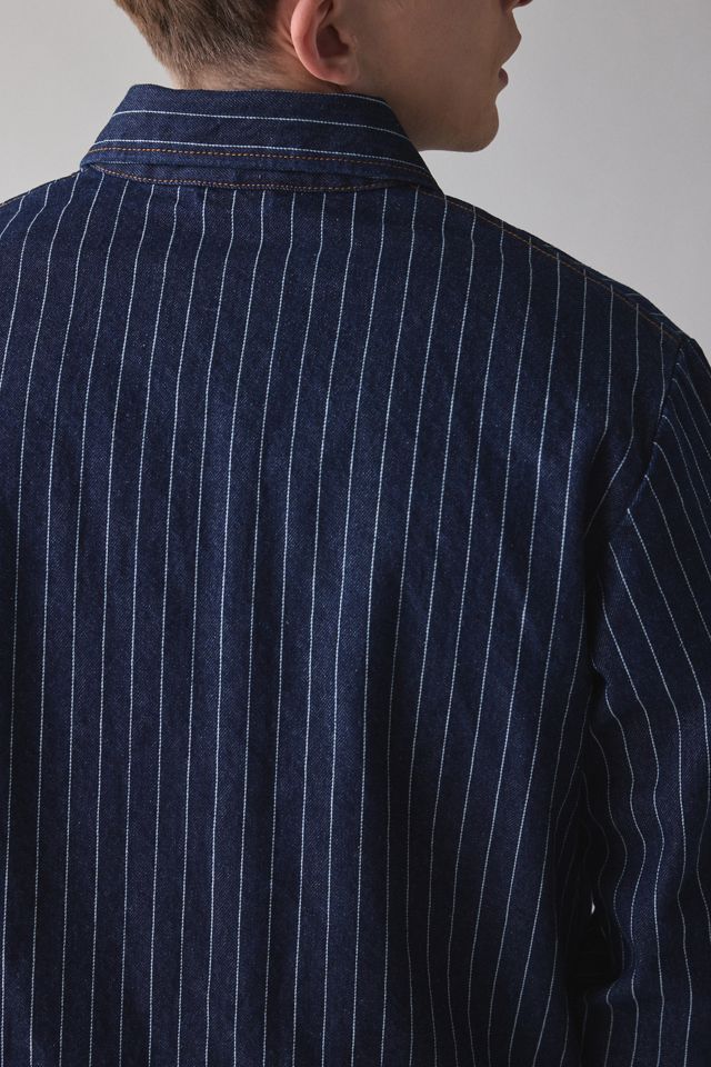 UO Fountain Denim Pinstripe Jacket #3