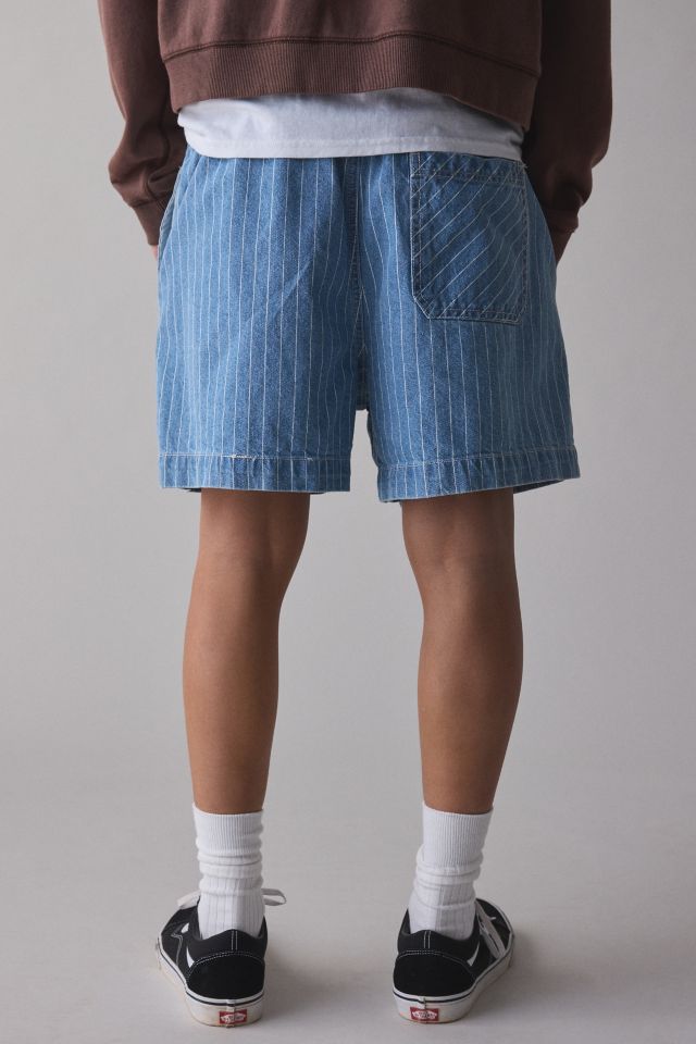 BDG Pinstripe Denim Volley Short #1