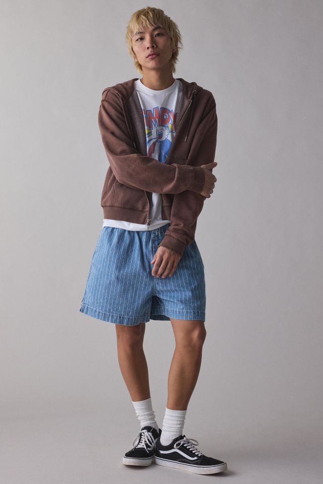 BDG Pinstripe Denim Volley Short #2