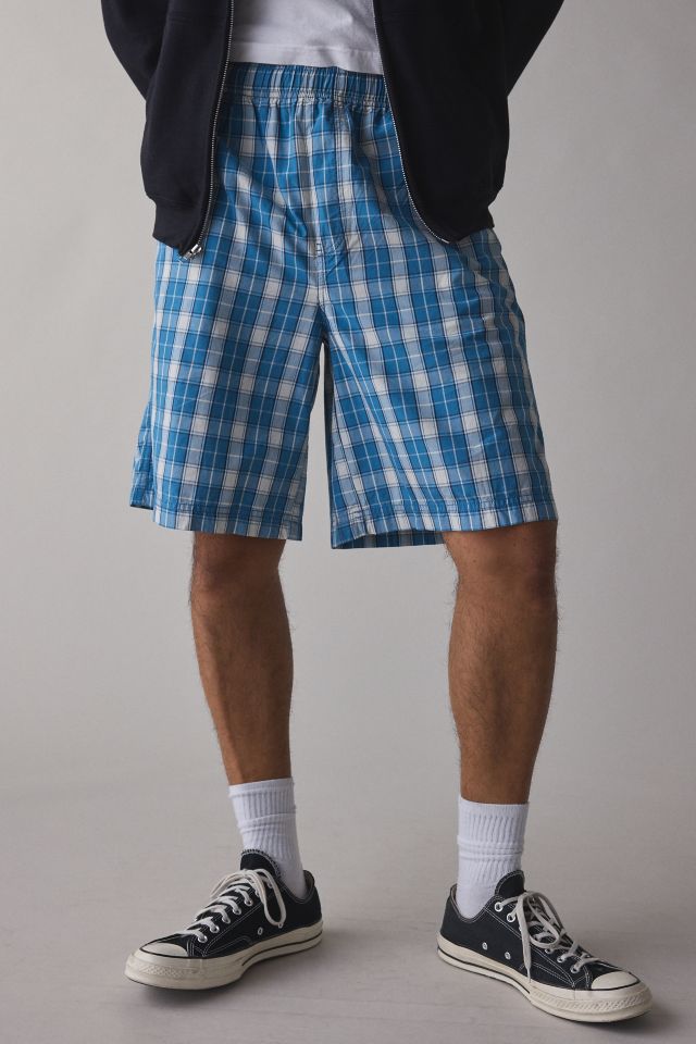 UO Baggy Plaid Pull-On Short | Urban Outfitters
