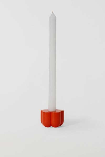 AREAWARE POPPY CANDLE & INCENSE HOLDER SET IN RED AT URBAN OUTFITTERS 