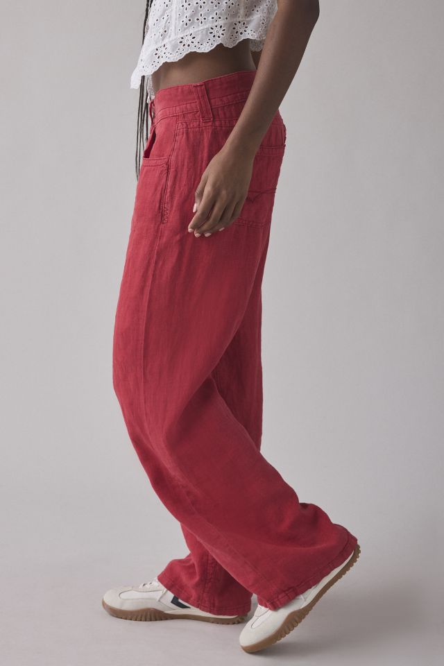 BDG Kayla Low-Rise Linen Pant #2