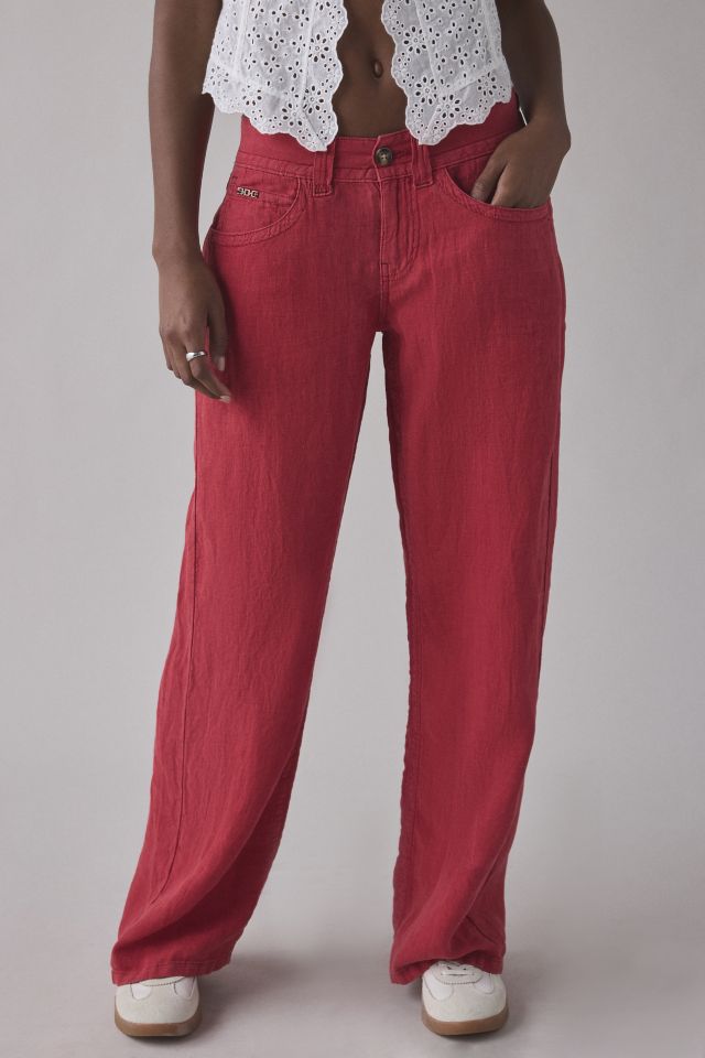 BDG Kayla Low-Rise Linen Pant #3