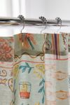 Porto Tile Pattern Shower Curtain