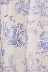 Mermaid Toile Patterned Shower Curtain