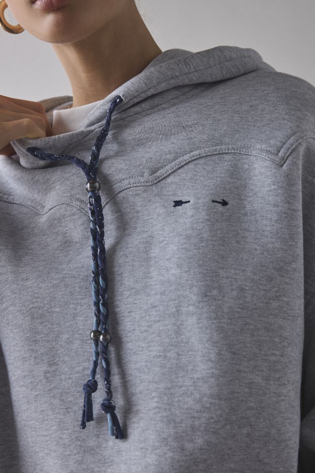 THE UPSIDE Lasso Jude Cropped Hoodie Sweatshirt #1
