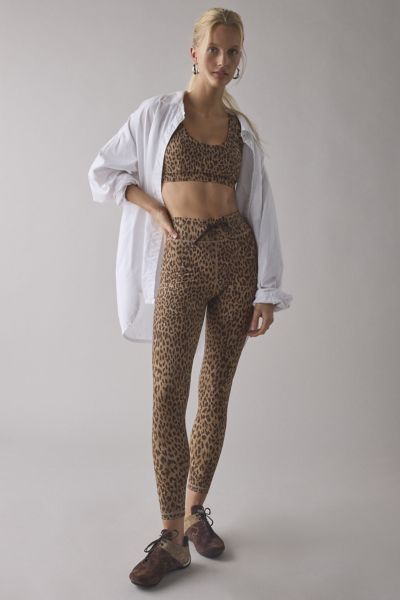 The Upside Ryker Leopard Print Midi Legging | Urban