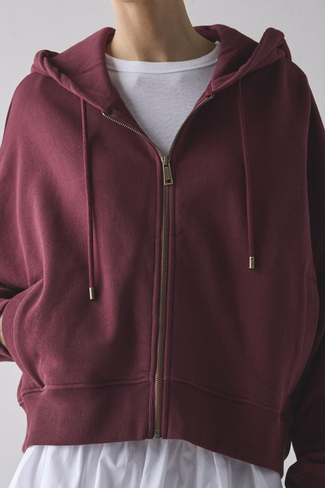 THE UPSIDE Ryder Jude Cropped Zip-Up Hoodie Sweatshirt #2