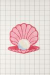 Clamshell Shape Tufted Bath Mat