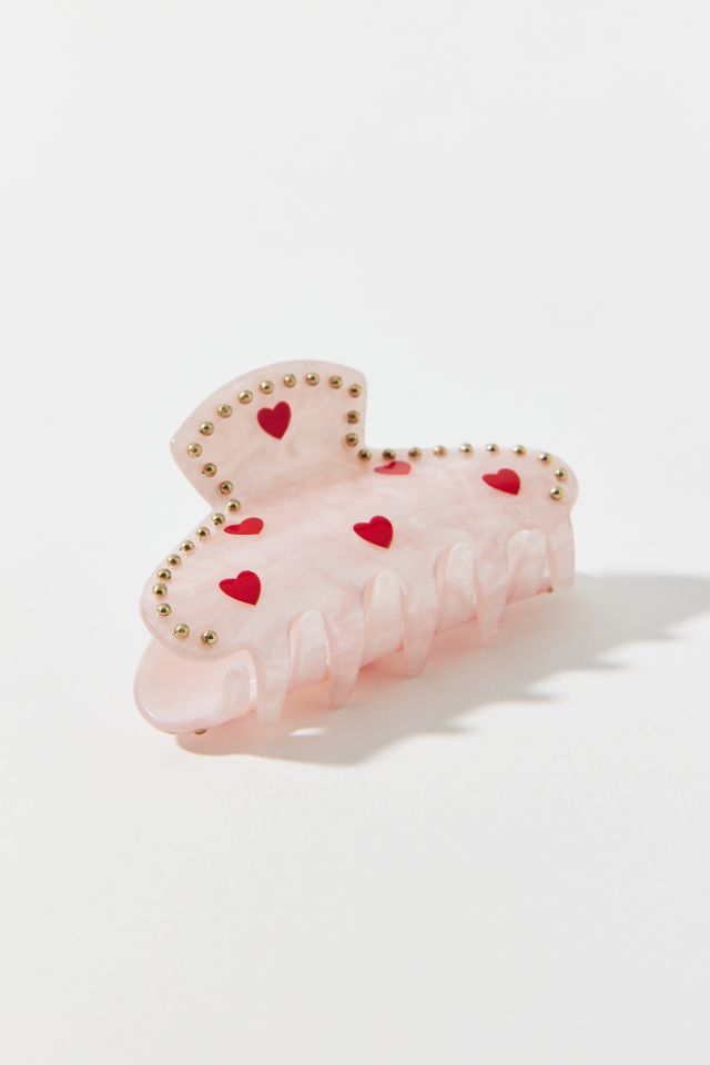 Pince à Griffes Cœurs et Strass #2