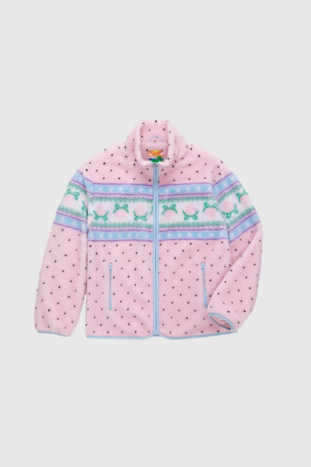Strawberry Western Choco Fleece Jacket #2