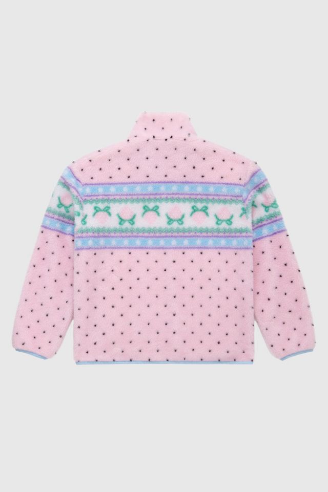 Strawberry Western Choco Fleece Jacket #3