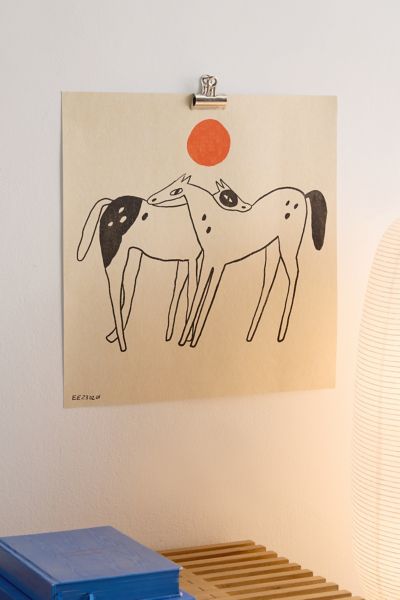 Pstr Studio Enikő Eged You And Me Frameless Art Print At Urban Outfitters