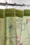 Postcard Patterned Shower Curtain