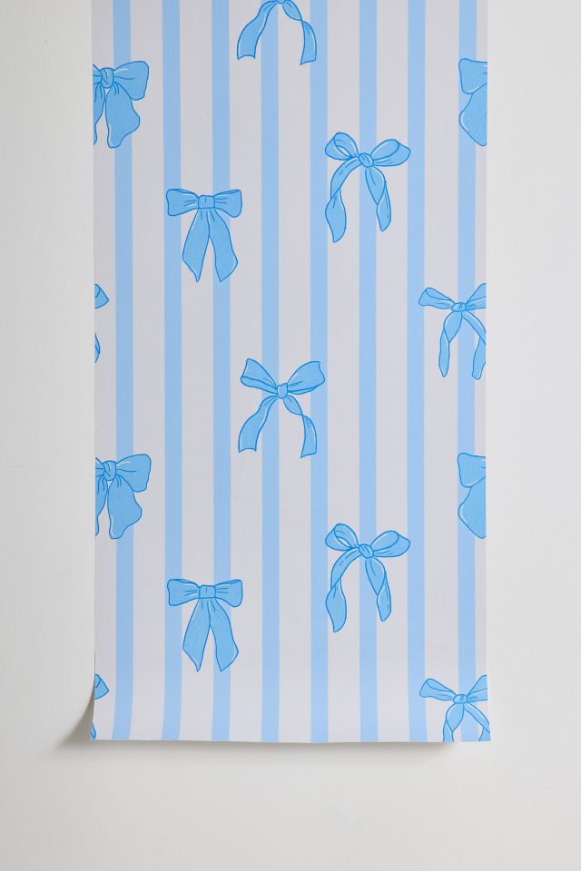 ShowMeMars Bows & Stripes Removable Wallpaper #1