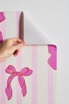 ShowMeMars Bows & Stripes Removable Wallpaper