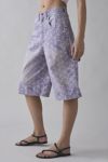 BDG Astrid Longline Printed Denim Jort