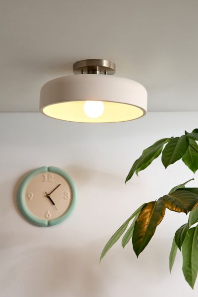 Urban Outfitters Paloma Semi-flush Mount Pendant Light In Ivory At