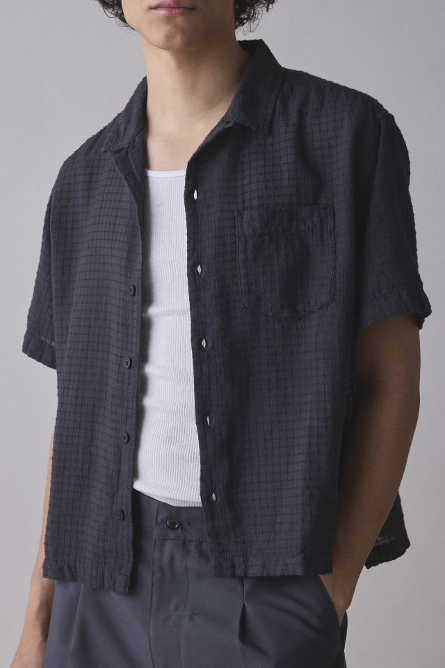 Standard Cloth Liam Textured Grid Shirt #3