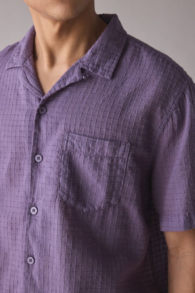Standard Cloth Liam Textured Grid Shirt
