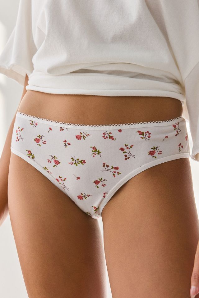 Out From Under Cotton Picot-Trim Hipster Undie