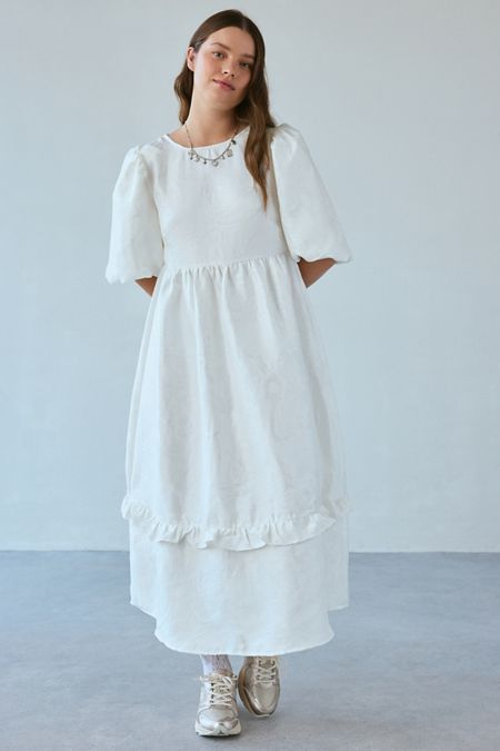 Sister Jane Lexi Tulle Tiered Midi Dress | Urban Outfitters Sister Jane Lexi Tulle Tiered Midi Dress | Urban Outfitters