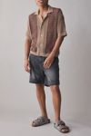 UO Norwich Paneled Short Sleeve Polo Sweater