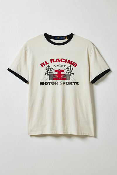 Polo Ralph Lauren Motorsport Graphic Ringer Tee | Urban Outfitters
