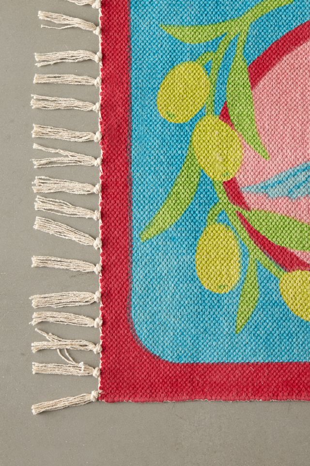 Sardine Tin Screen Printed Rug #3