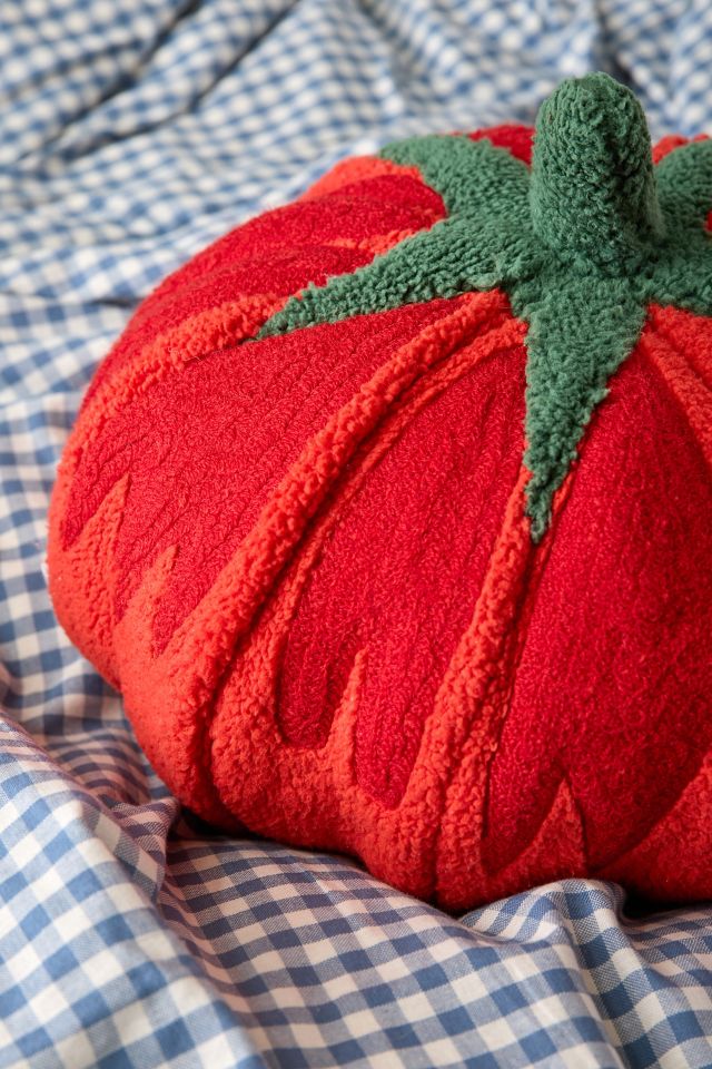 Giant Tomato Shaped Throw Pillow #1